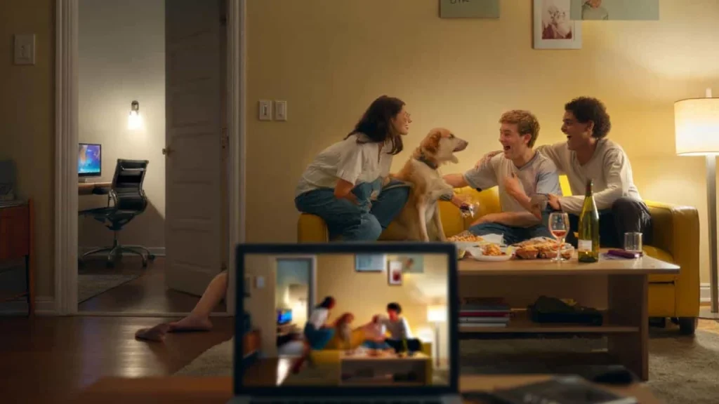 Dog sitter camera footage reveals shocking dinner party guest list that left pet owner speechless