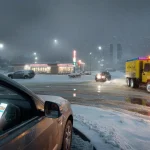 Heavy snow expected to trap drivers as officials issue unprecedented stay-home warning