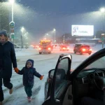 Heavy snow forces impossible choice: stay safe at home or keep the economy moving tonight