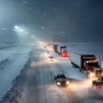 Heavy snow storm officially upgraded to dangerous status as worst conditions still approaching