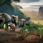 Massive Forest Elephants Africa Quietly Engineer Entire Ecosystems While You Sleep