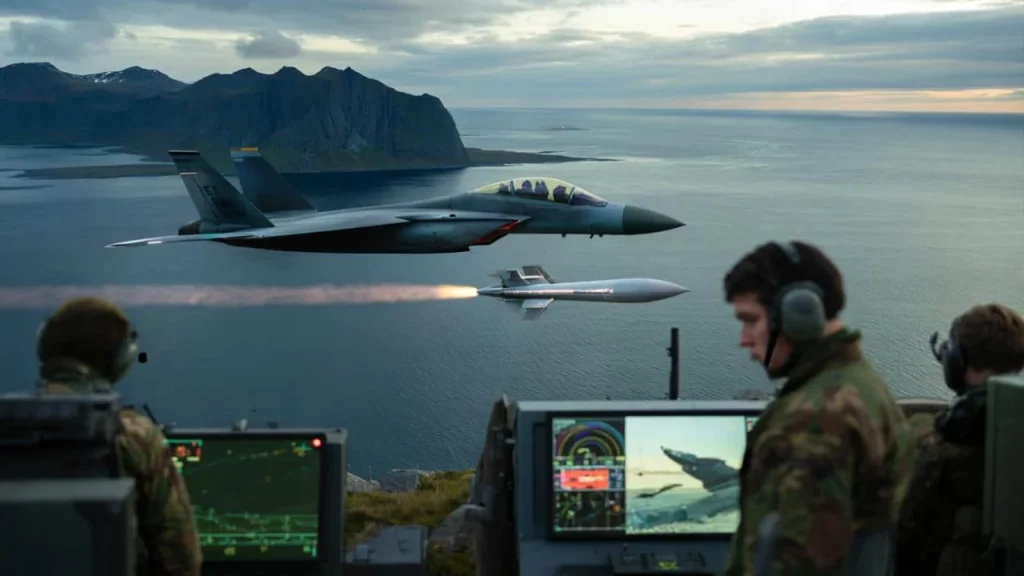 Norwegian army seizes control of falling American bomb mid-flight in unprecedented military maneuver