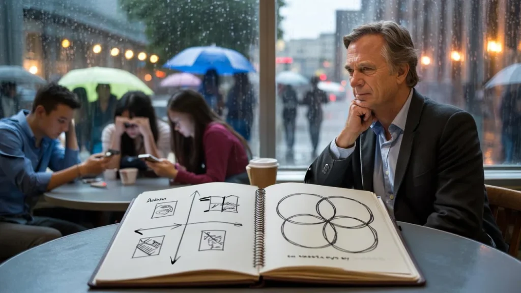 Psychology professor’s quiet coffee shop comment silences entire table debating dating marketplace