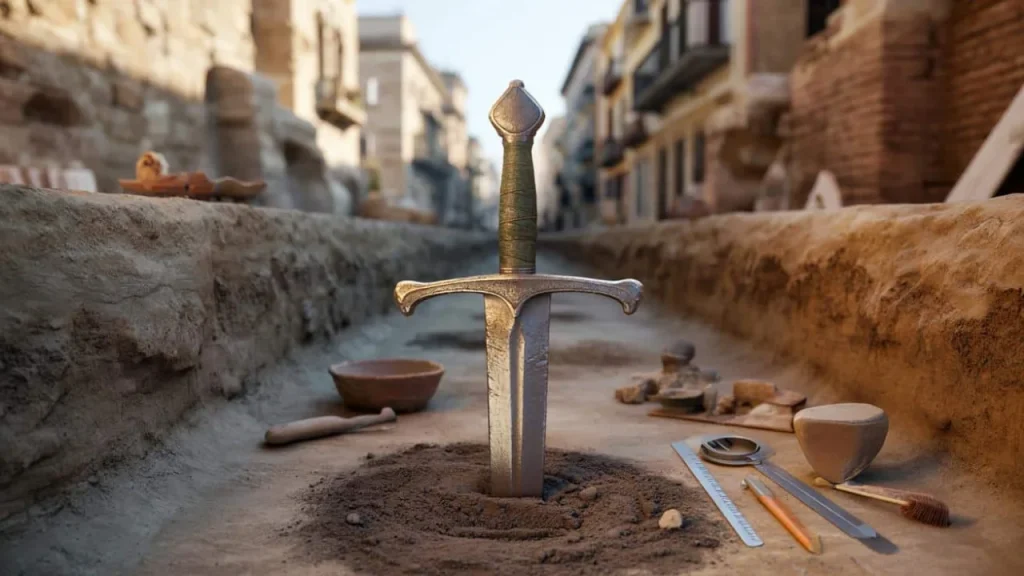 Spanish “Excalibur” sword archaeologists thought was medieval turns out to be rare Islamic cavalry weapon