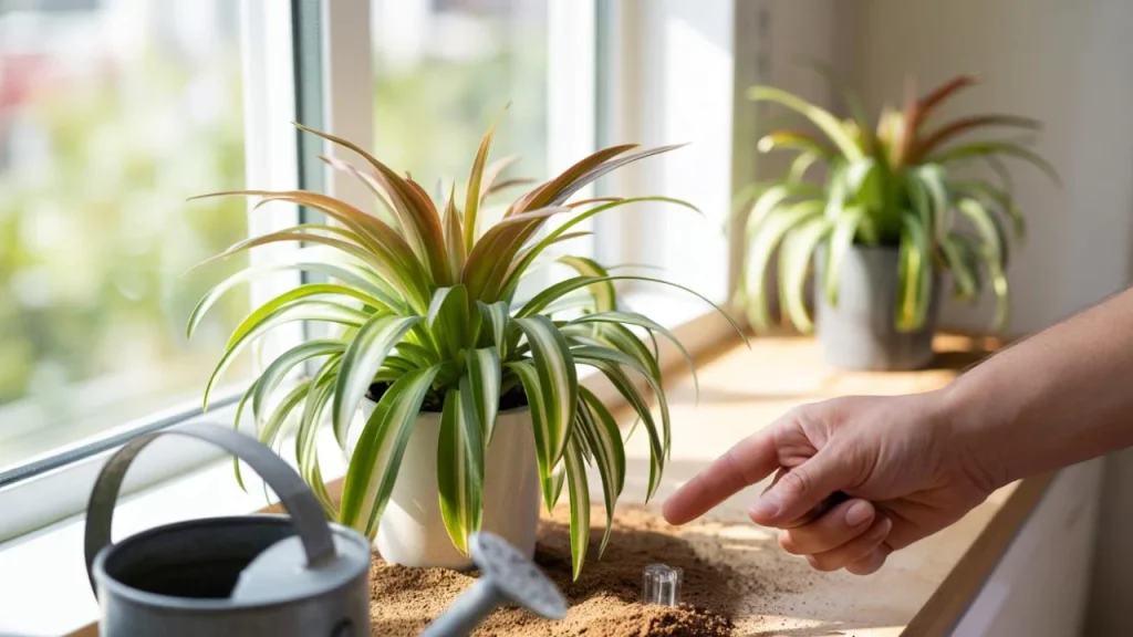 Spider plant brown tips reveal the watering mistake 90% of plant parents make without realizing
