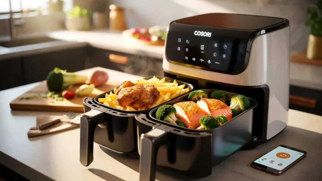 This Cosori TwinFry air fryer secretly solves the biggest kitchen dilemma families face every night