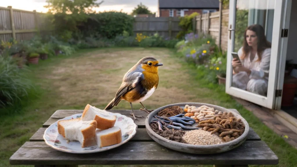 This kitchen staple is dividing bird lovers as robins struggle to survive winter