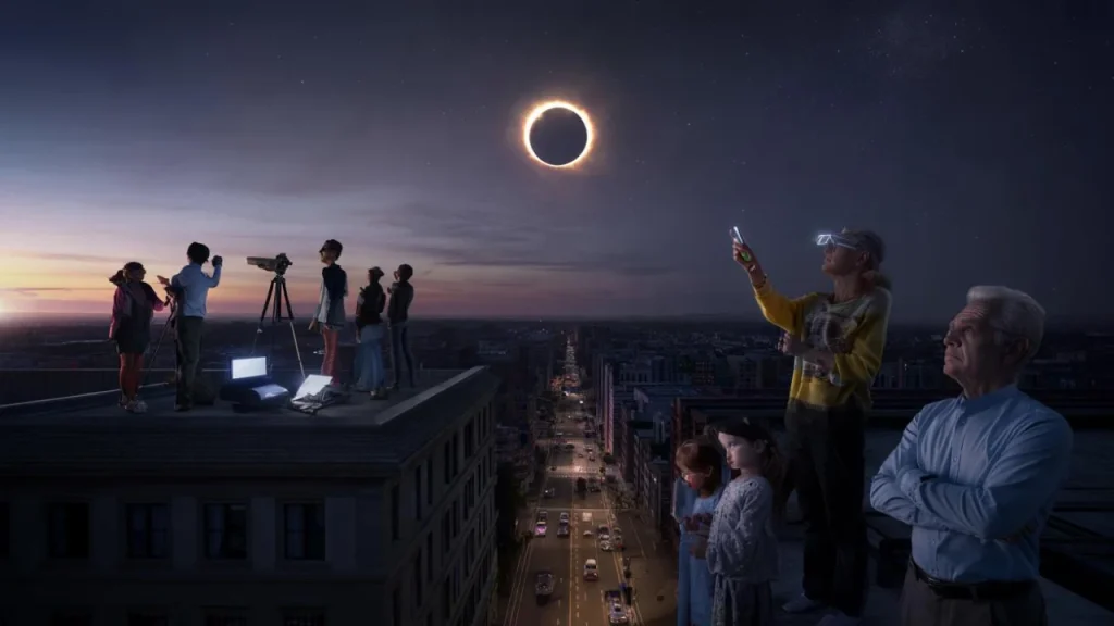 This longest solar eclipse will split families apart when darkness falls for 7 minutes straight