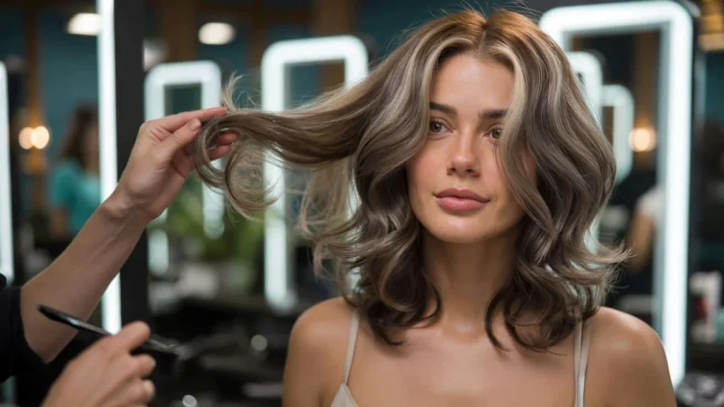 This shag haircut made her three different hair textures look intentional in just 25 minutes