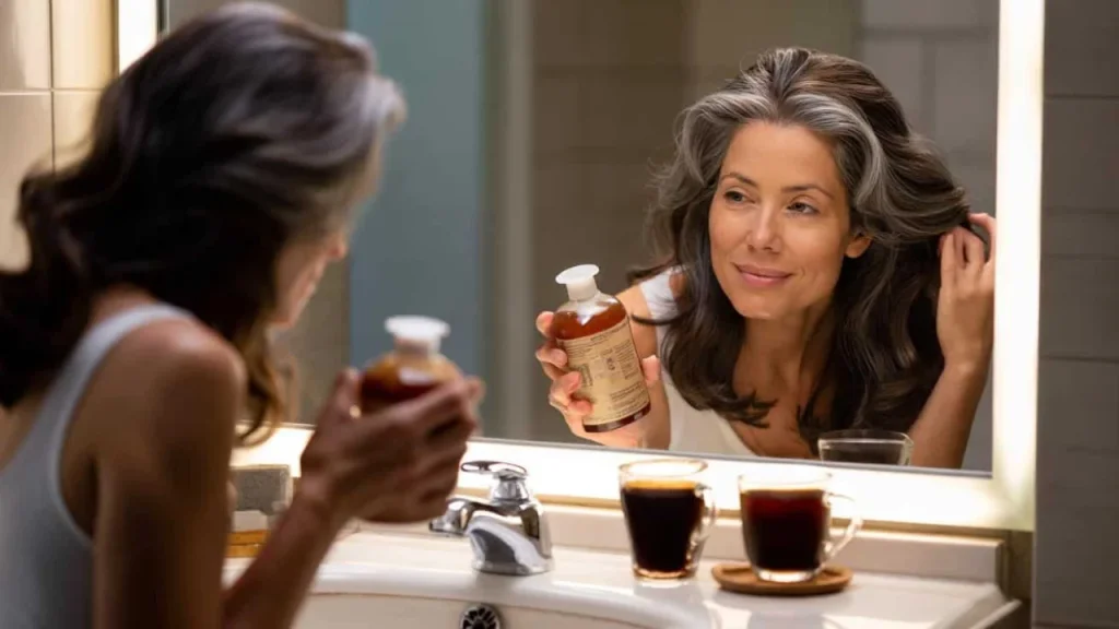 This Simple Shampoo Addition Makes Grey Hair Disappear Faster Than Anyone Expected