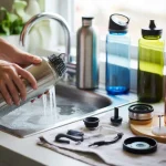 Your clean reusable water bottles still smell funky despite washing – here’s what you’re missing